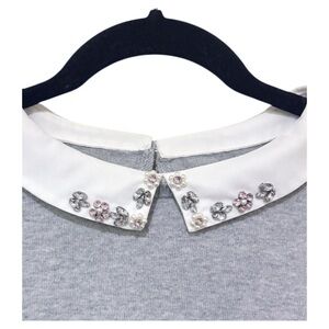 Elle Sweater Lightweight Gray Women's Sweater Size XL